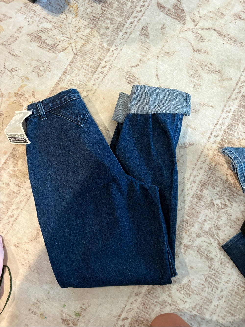 Women's Straight Leg Jeans in Dark Blue - Classic Everyday Style